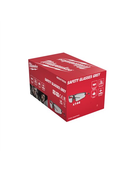 Ochelari de protectie - anti-zgariere - Milwaukee - Bulk Enhanced Safety Glasses Grey - cod 4932479026