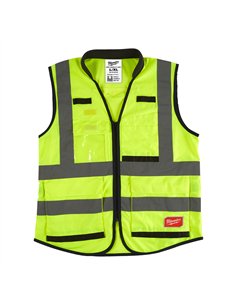 Vesta de inalta vizibilitate premium - Milwaukee - Premium High-Visibility Vest Yellow - L/XL - cod 4932471896
