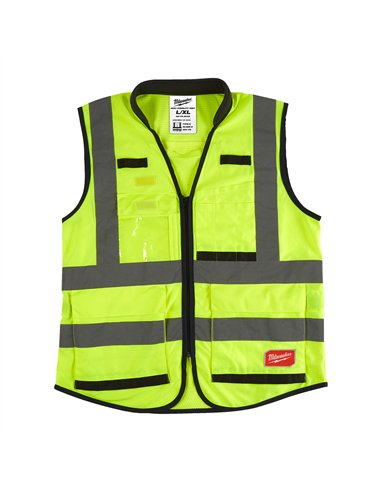 Vesta de inalta vizibilitate premium - Milwaukee - Premium High-Visibility Vest Yellow - L/XL - cod 4932471896