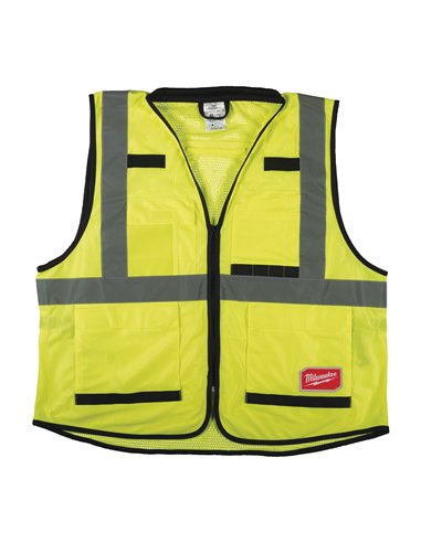 Vesta de inalta vizibilitate premium - Milwaukee - Premium High-Visibility Vest Yellow - S/M - cod 4932471895