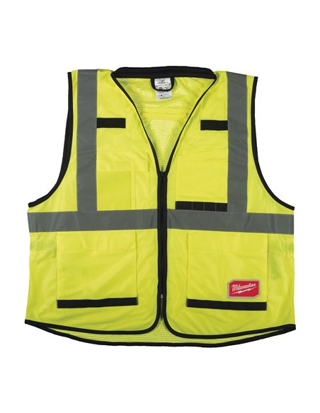 Vesta de inalta vizibilitate premium - Milwaukee - Premium High-Visibility Vest Yellow - S/M - cod 4932471895