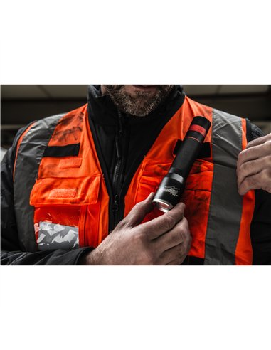 Vesta de inalta vizibilitate premium - Milwaukee - Premium High-Visibility Vest Orange - 2XL/3XL - cod 4932471900