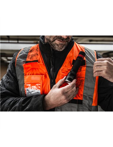 Vesta de inalta vizibilitate premium - Milwaukee - Premium High-Visibility Vest Orange - 2XL/3XL - cod 4932471900