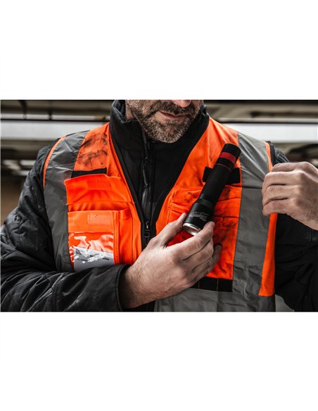 Vesta de inalta vizibilitate premium - Milwaukee - Premium High-Visibility Vest Orange - L/XL - cod 4932471899