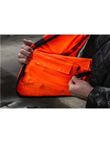Vesta de inalta vizibilitate premium - Milwaukee - Premium High-Visibility Vest Orange - S/M - cod 4932471898