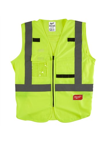 Vesta de inalta vizibilitate - Milwaukee - High-Visibility Vest Yellow - 2XL/3XL - cod 4932471891