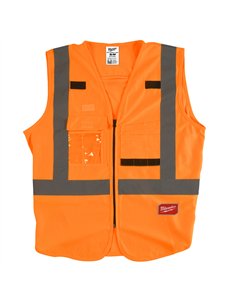 Vesta de inalta vizibilitate - Milwaukee - High-Visibility Vest Orange - S/M - cod 4932471892