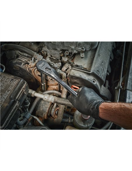 Antrenor cu clichet 1/2 inch - Milwaukee - 1/2 Drive Ratchet - cod 4932471865