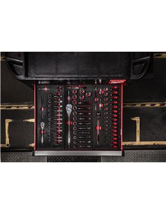 Set insertie spuma 1/4 inch antrenor cu clichet si chei tubulare - Milwaukee - 1/4 inch Ratchet and Socket Set Foam Insert - cod 2