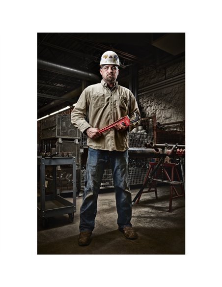 Cheie reglabila pentru tevi din otel si aluminiu, 18 inch - Milwaukee - cod 48227118