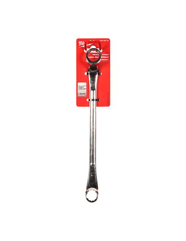 Cheie inelara cu cot - Milwaukee - Double Ring Offset Spanner - 16 x 17 mm - cod 4932492745