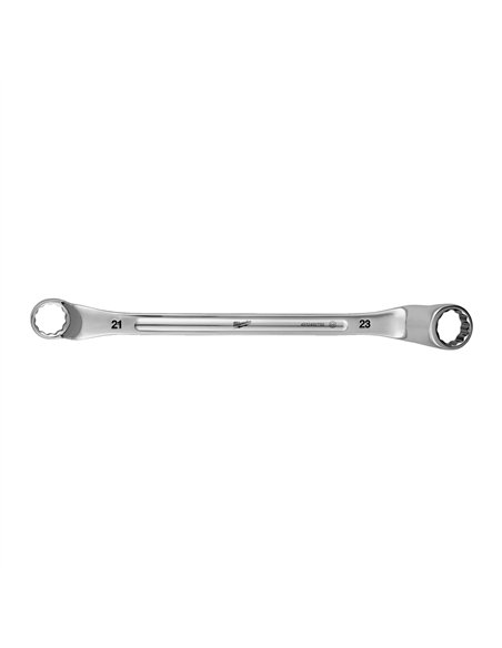 Cheie inelara cu cot - Milwaukee - Double Ring Offset Spanner - 21 x 23 mm - cod 4932492750