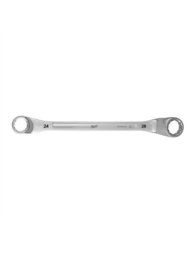 Cheie inelara cu cot - Milwaukee - Double Ring Offset Spanner - 24 x 26 mm - cod 4932492752