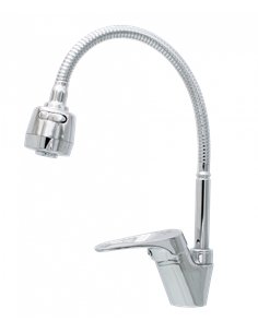 Baterie bucatarie cu pipa flexibila, doua functii  - Ermetiq - ER-F408