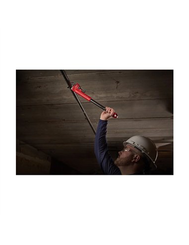 Cleste reglabil pentru tevi (3 lungimi: 250 mm, 450 mm, 600 mm) - Milwaukee - cod 48227314