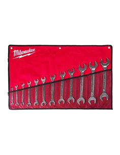 Seturi chei fixe duble - Milwaukee - Double Open End Spanner Set - 1 2 buc - cod 4932492714