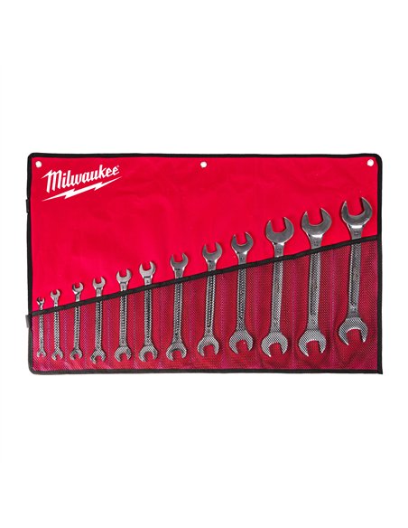 Seturi chei fixe duble - Milwaukee - Double Open End Spanner Set - 1 2 buc - cod 4932492714