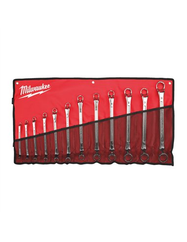 Seturi chei inelare cu cot - Milwaukee - Double Ring Offset Spanner 1 2 buc Set - cod 4932492738