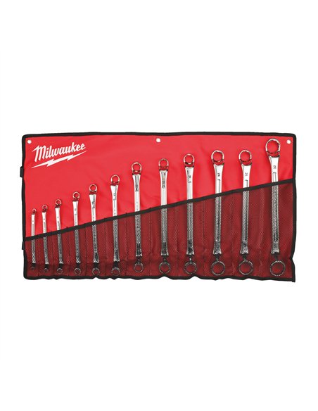 Seturi chei inelare cu cot - Milwaukee - Double Ring Offset Spanner 1 2 buc Set - cod 4932492738