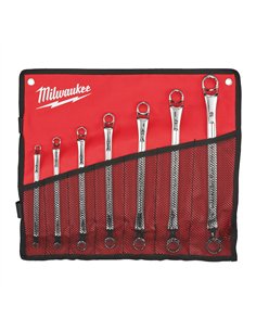 Seturi chei inelare cu cot - Milwaukee - Double Ring Offset Spanner 7 buc Set - cod 4932492737