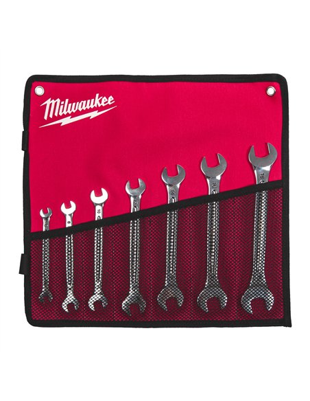 Seturi chei fixe duble - Milwaukee - Double Open End Spanner Set - 7 buc - cod 4932492713