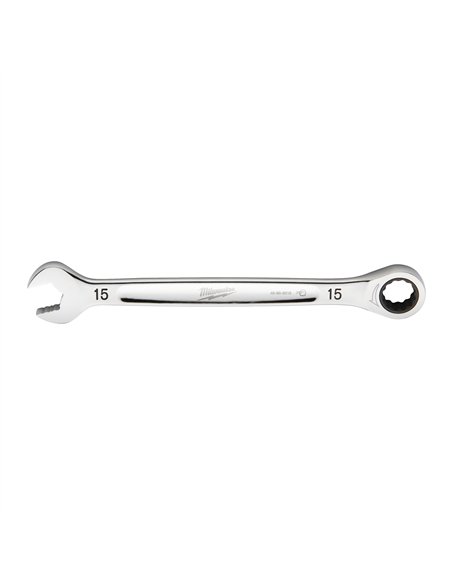 Chei combinate cu clichet MAX BITE - Milwaukee - Maxbite Ratcheting Metric Combination Spanner 15mm - 1 buc - cod 4932471508
