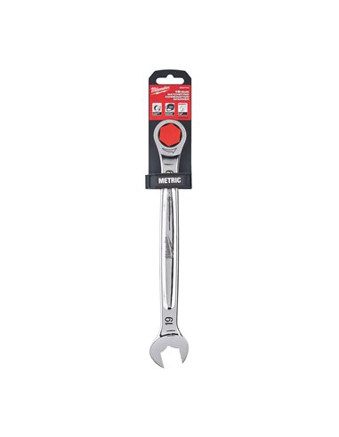 Chei combinate cu clichet MAX BITE - Milwaukee - Maxbite Ratcheting Metric Combination Spanner 19mm - 1 buc - cod 4932471512