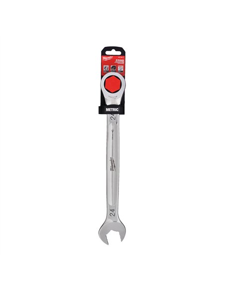 Chei combinate cu clichet MAX BITE - Milwaukee - Maxbite Ratcheting Metric Combination Spanner - 24 mm - cod 4932480211
