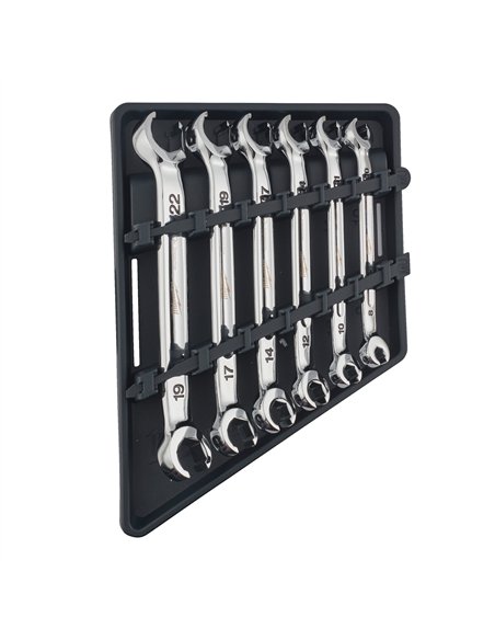 Set chei fixe - Milwaukee - Flare Nut Spanner 6 buc Set - Metric - cod 4932480636