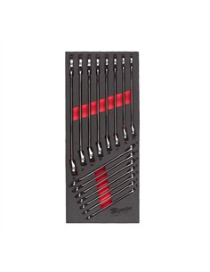 Set insertie spuma chei fixe combinate MAX BITE - Milwaukee - Maxbite Combination Spanner Set Foam Insert - cod 4932479827