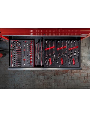 Set insertie spuma chei fixe combinate MAX BITE - Milwaukee - Maxbite Combination Spanner Set Foam Insert - cod 4932479827