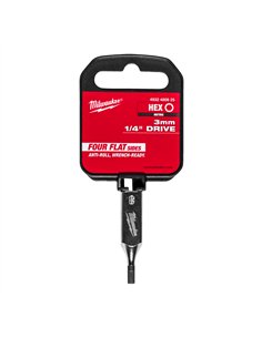 Cap cheie tubulara cu bit 1/4 inch Hex - Milwaukee - 1/4 inch Drive 3 mm Hex Bit Socket - cod 4932480825 2