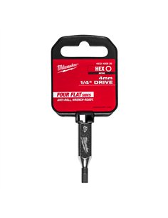 Cap cheie tubulara cu bit 1/4 inch Hex - Milwaukee - 1/4 inch Drive 4 mm Hex Bit Socket - cod 4932480826 2