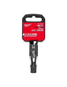 Cap cheie tubulara cu bit 3/8 inch Hex - Milwaukee - 3/8 inch Drive 11 mm Hex Bit Socket - cod 4932480838 2