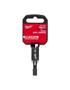 Cap cheie tubulara cu bit 3/8 inch Hex - Milwaukee - 3/8 inch Drive 7 mm Hex Bit Socket - cod 4932480834 2