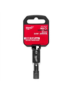 Cap cheie tubulara cu bit 3/8 inch Hex - Milwaukee - 3/8 inch Drive 9 mm Hex Bit Socket - cod 4932480836 2