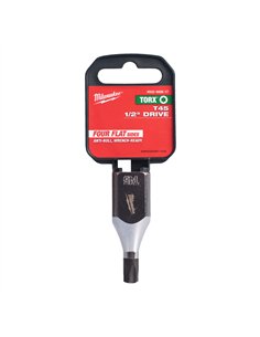 Cap cheie tubulara cu bit 1/2 inch, torx - Milwaukee - 1/2 inch Drive T45 Torx Bit Socket - cod 4932480817 2