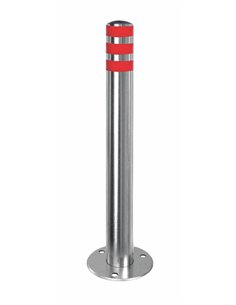 Stâlp de blocare din inox cu flansa