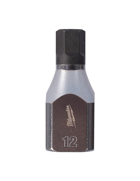 Cap cheie tubulara cu bit 1/2 inch, hex - Milwaukee - 1/2 inch Drive 12mm Hex Bit Socket - cod 4932480849