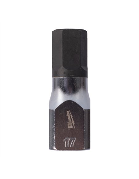 Cap cheie tubulara cu bit 1/2 inch, hex - Milwaukee - 1/2 inch Drive 17mm Hex Bit Socket - cod 4932480851
