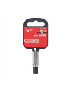 Cap cheie tubulara cu bit 1/4 inch Hex - Milwaukee - 1/4 inch Drive 8 mm Hex Bit Socket - cod 4932480829 2