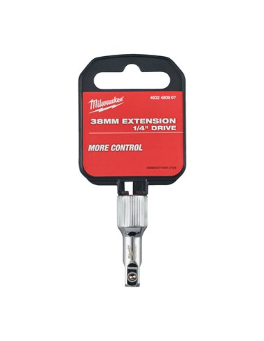 Prelungitoare 1/4 inch - Milwaukee - 1/4 inch Drive 38 mm Extension - cod 4932480907