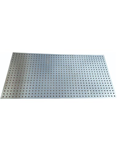 Tabla zincata perforata 1000 mm x 2000 mm x 1 mm