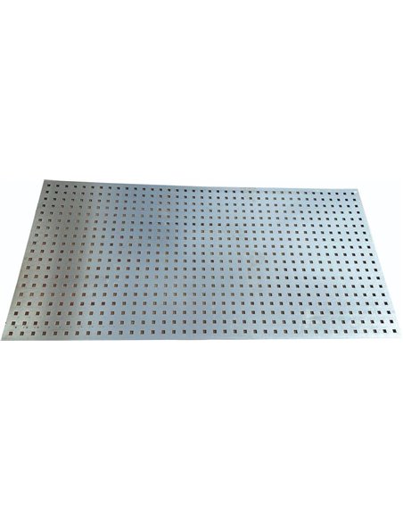 Tabla zincata perforata 1000 mm x 2000 mm x 1 mm
