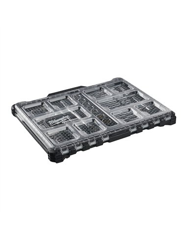 Set chei tubulare 1/4 inch & 1/2 inch (63 buc) in organizator ingust PACKOUT - Milwaukee - Packout 1/4 inch + 1/2 inch 6 3 buc R