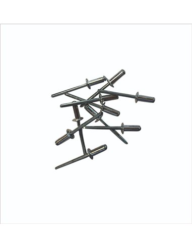 Pop nit aluminiu 4.8mm x 12mm x 9mm [set 500 buc]