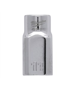 Cheie tubulara 1/2 inch cromata FOUR FLAT - Milwaukee - 1/2 Drive Socket Metric Standard - 11 mm - cod 4932480009