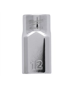 Cheie tubulara 1/2 inch cromata FOUR FLAT - Milwaukee - 1/2 Drive Socket Metric Standard - 12 mm - cod 4932480010