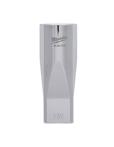 Cheie tubulara 1/2 inch cromata FOUR FLAT - Milwaukee - 1/2 Drive Socket Metric Deep - 22 mm - cod 4932480042
