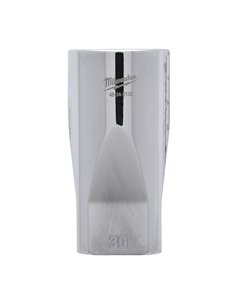 Cheie tubulara 1/2 inch cromata FOUR FLAT - Milwaukee - 1/2 Drive Socket Metric Deep - 30 mm - cod 4932480046